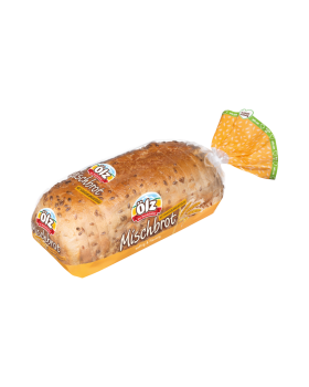 Oelz Mischbrot mit Sonnenblumenkernen, geschnitten, 18 Scheiben, 780g